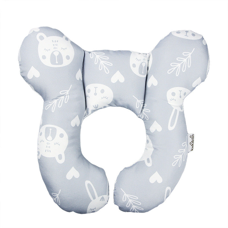Baby head protection U-shaped pillow stroller fixed head pillow car seat sleeping protection head and neck pillow by eprolo