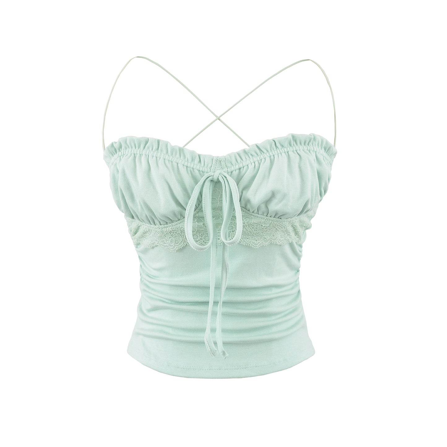 Slim fit lace up top for women by eprolo