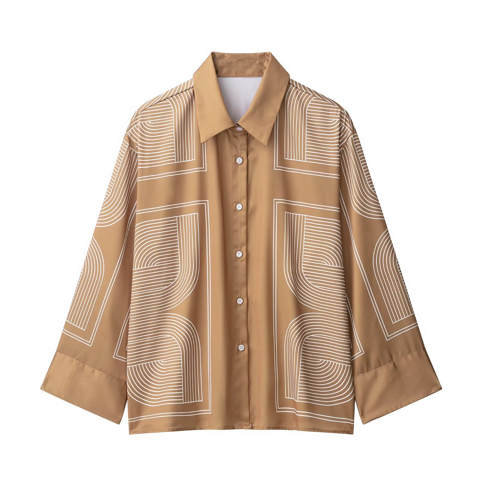 Printed twill shirt and pants set by eprolo