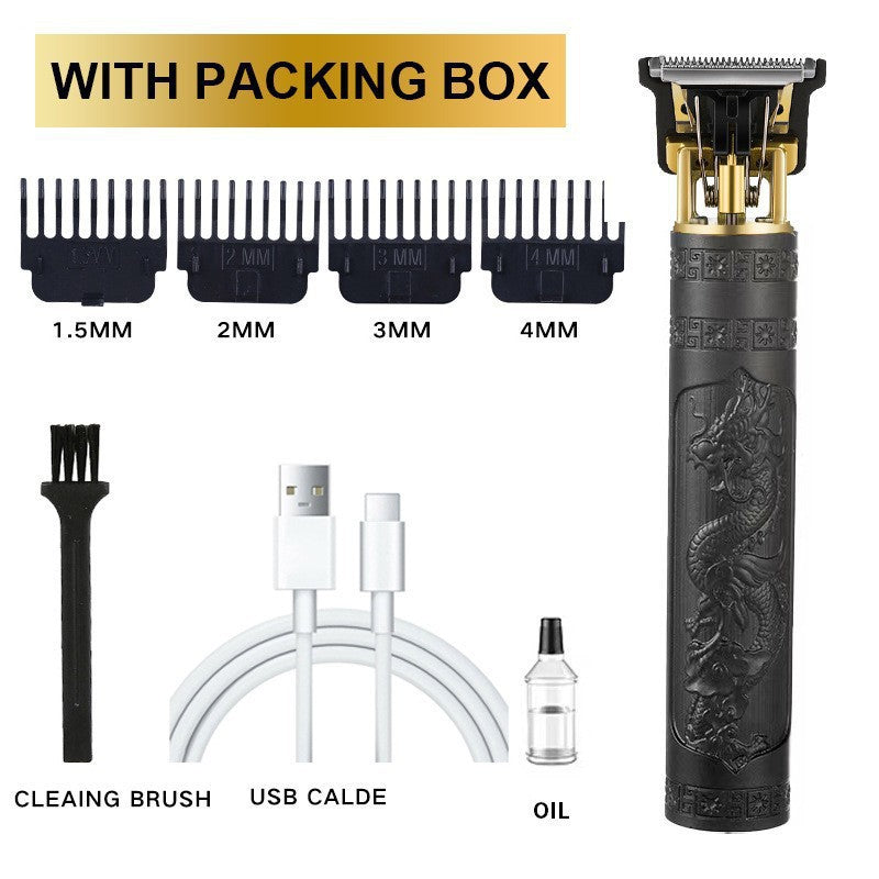 Electric Hair Clipper for Barbershop Oil Hair Sculpting Electric Haircut Machine, Men's Haircutting Shaver, Bald Head Trimmer by eprolo