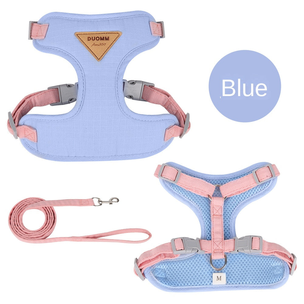 Cat traction rope to prevent breaking free cat chest harness for outdoor walking cat rope by eprolo