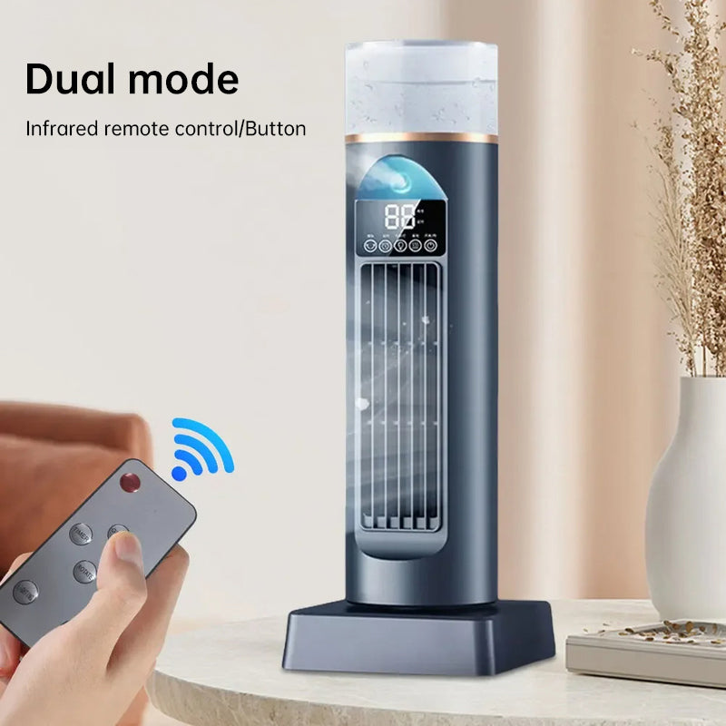 2025 NEW Portable Tower Fan – 6 Wind Speeds, Mist Bladeless, for Bedroom/Living Room/Office by eprolo