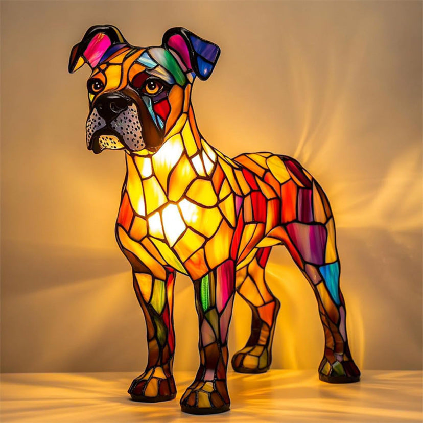 Dachshund Lamp - Bigfoot Lamp Resin Statue LED Decorative Light by eprolo