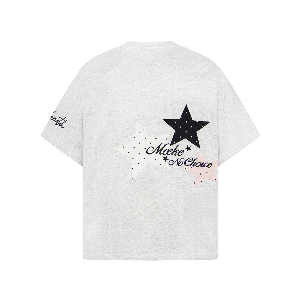 Five pointed star short sleeved T-shirt by eprolo