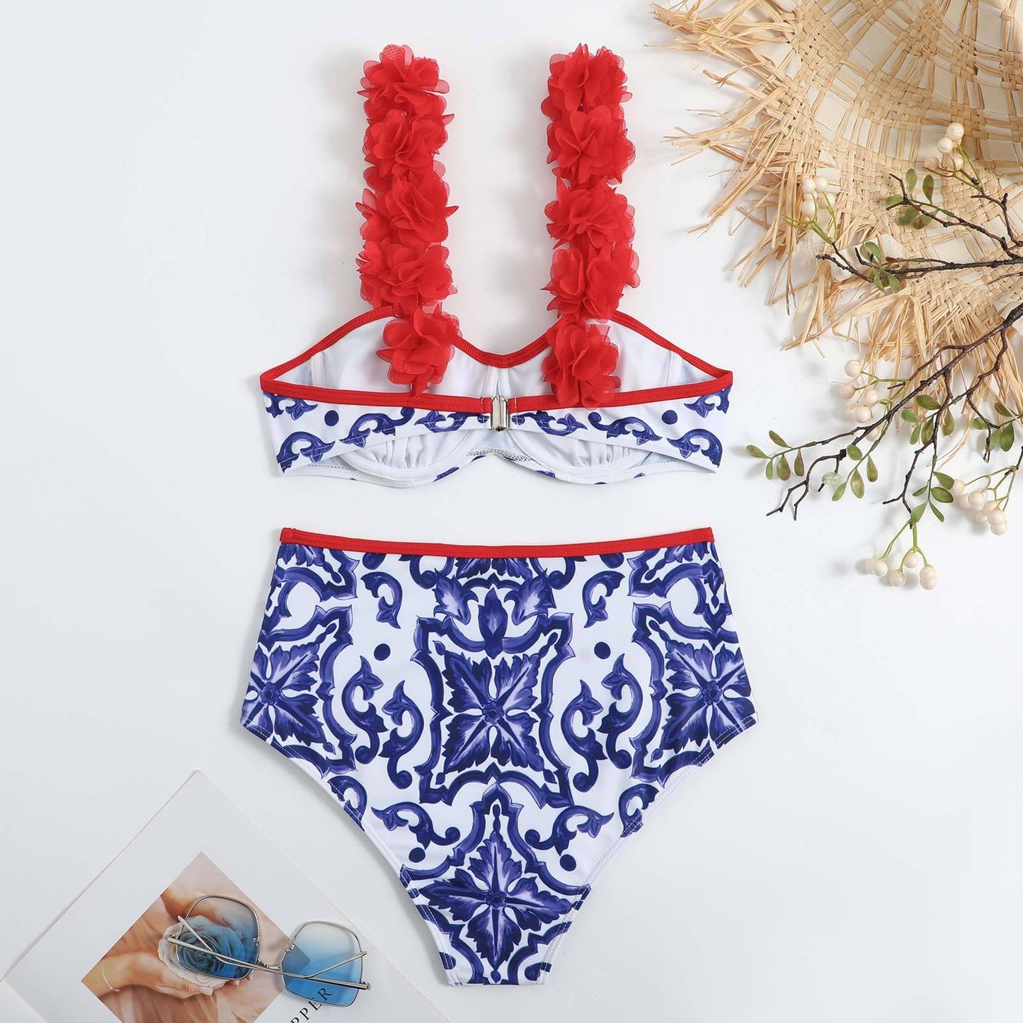 New High Waisted Printed Bikini Swimsuit Sexy Swimsuit Sexy Bikini by eprolo