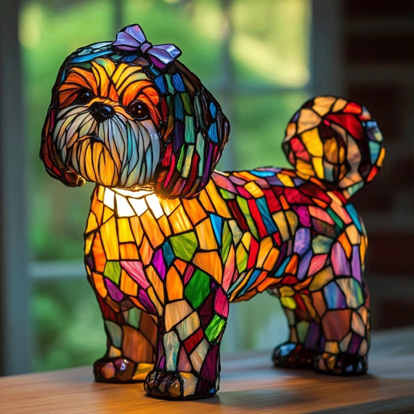 Dachshund Lamp - Bigfoot Lamp Resin Statue LED Decorative Light by eprolo
