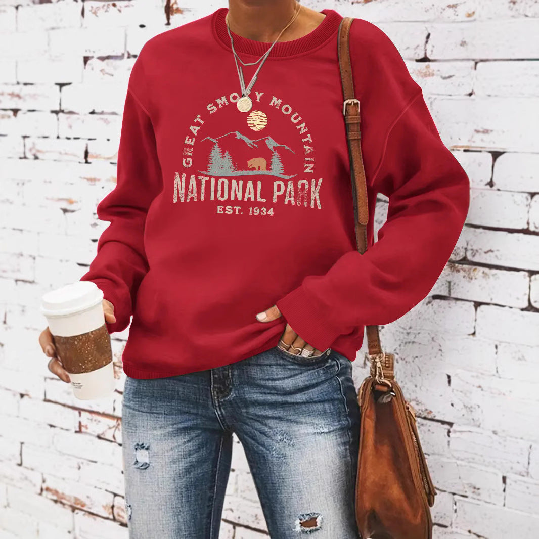 National Park printed hoodie by eprolo