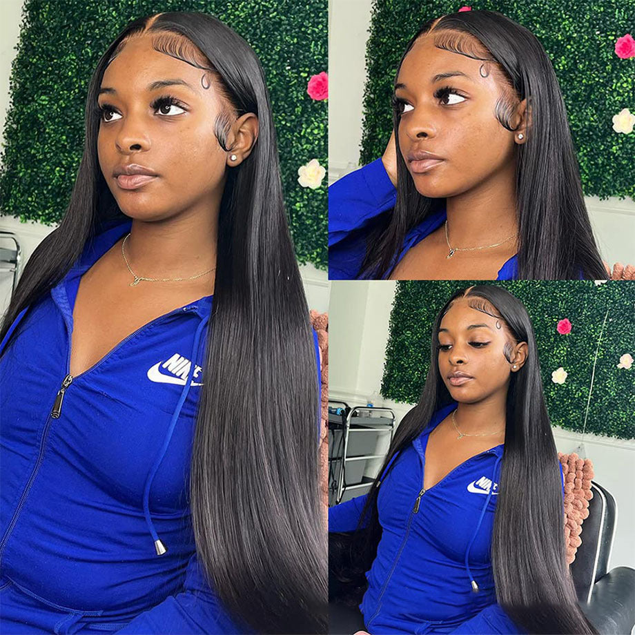 Glueless Wigs Wear and Go Human Hair Wig Straight by eprolo