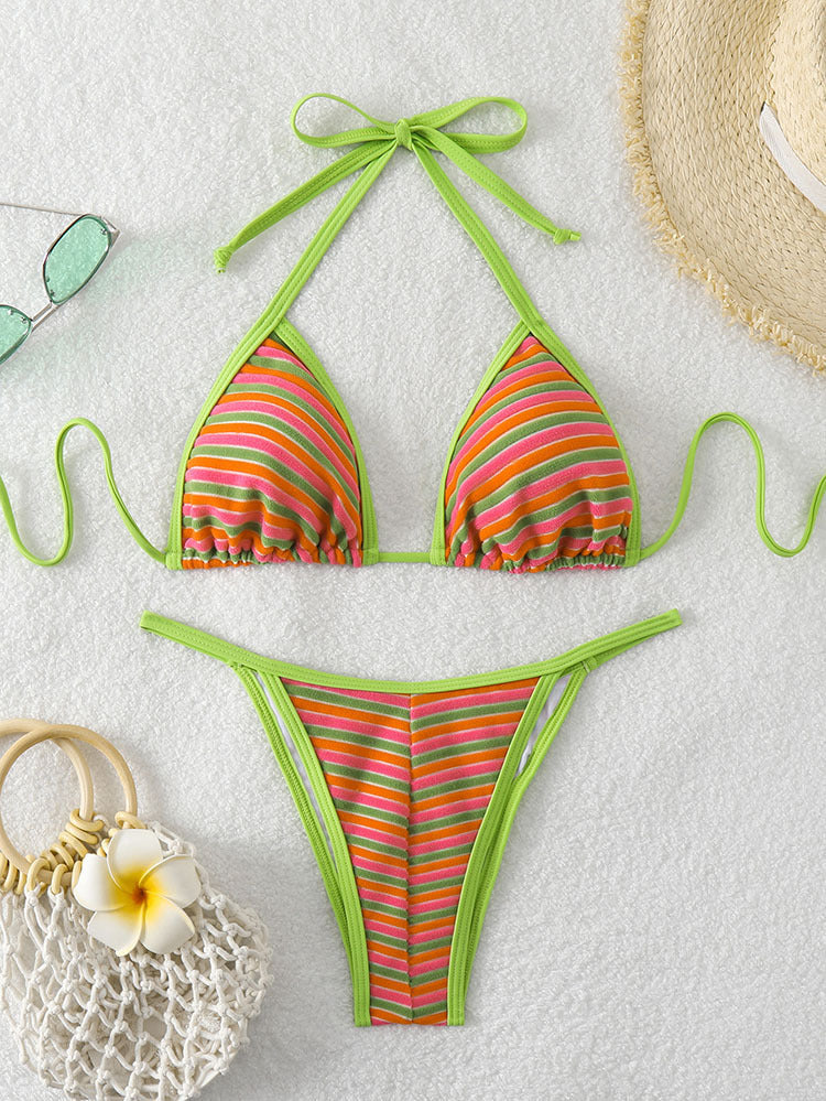 Style Strappy Bikini Set Sexy Beach Swim Suit by eprolo