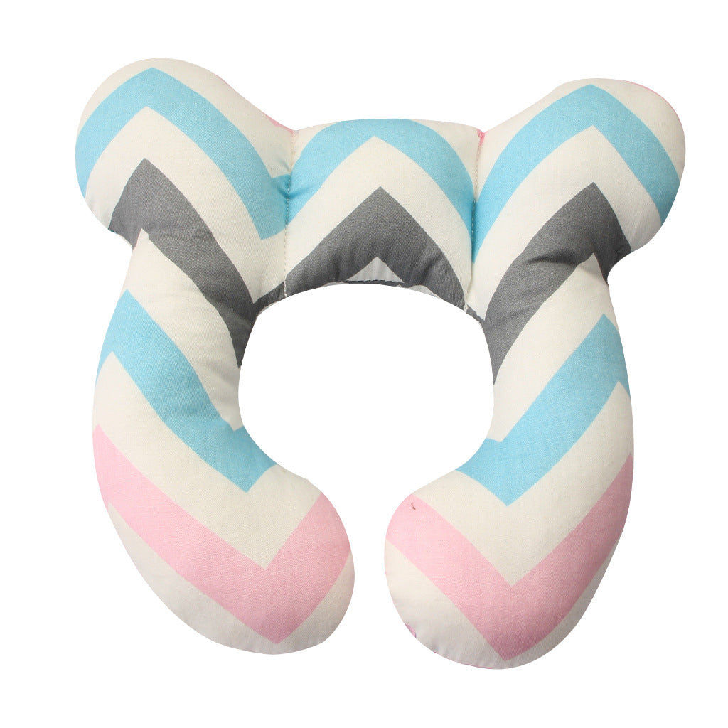 Baby head protection U-shaped pillow stroller fixed head pillow car seat sleeping protection head and neck pillow by eprolo