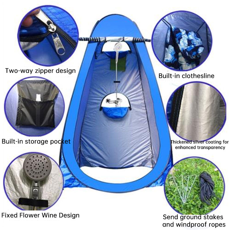 Pop Up Privacy Tent - Instant Outdoor Shower & Portable Toilet for Camping by eprolo