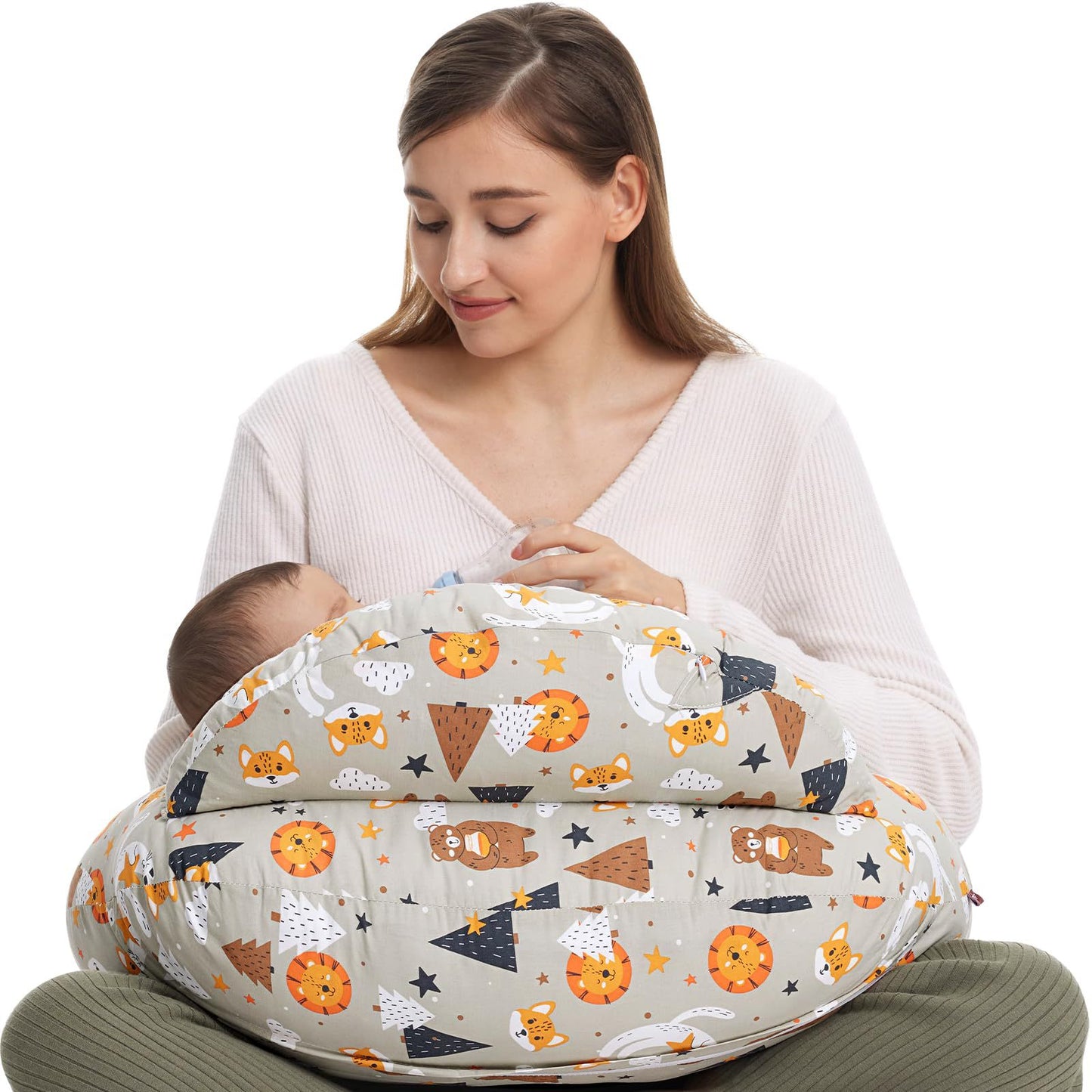 Nursing pillow baby pillow feeding pillow multifunctional detachable pregnant woman pillow breastfeeding by eprolo