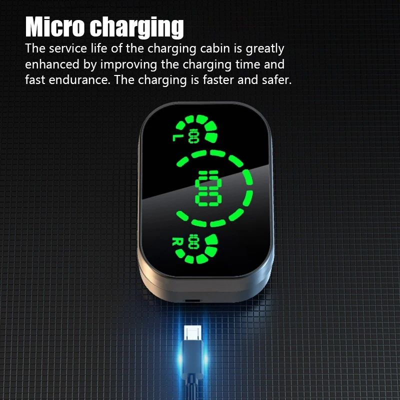Mirror digital YD03 wireless Bluetooth earphones TWS in ear high battery Bluetooth earphones by eprolo
