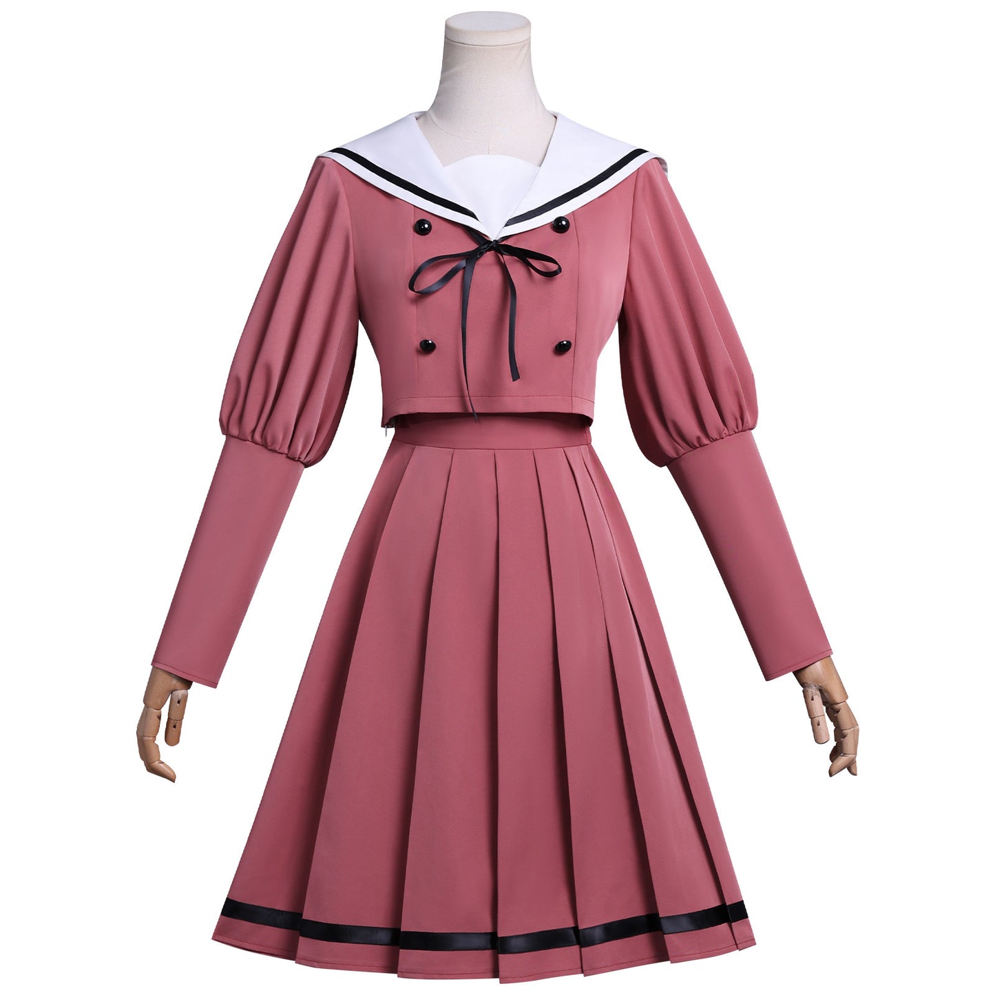 Cosplay costume with fragrant flowers blooming in a majestic manner and chestnut smoked school uniform cosplay anime costume by eprolo
