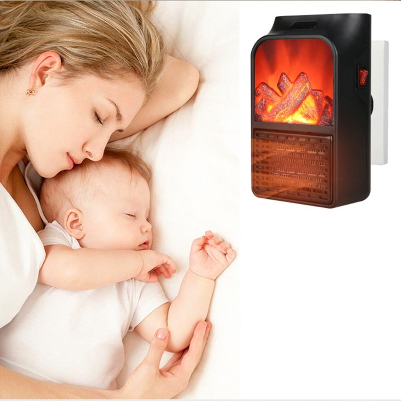 Flame Heater Household Portable Mini Heater Imitating Fire Speed Heat Multi-Function Heater by eprolo