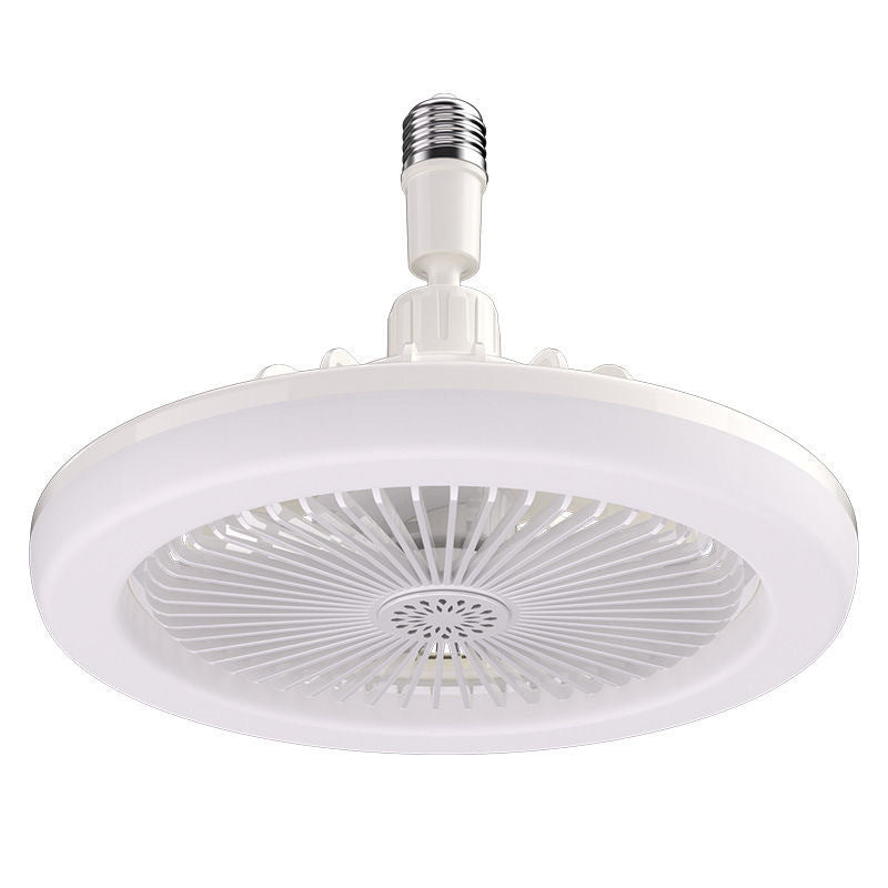 E27 Fan Light Shaking Head Electric Fan Remote Control Bedroom Living Room Dimmable Home Ceiling Fan Light by eprolo