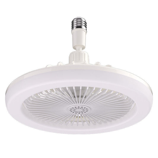 E27 Fan Light Shaking Head Electric Fan Remote Control Bedroom Living Room Dimmable Home Ceiling Fan Light by eprolo