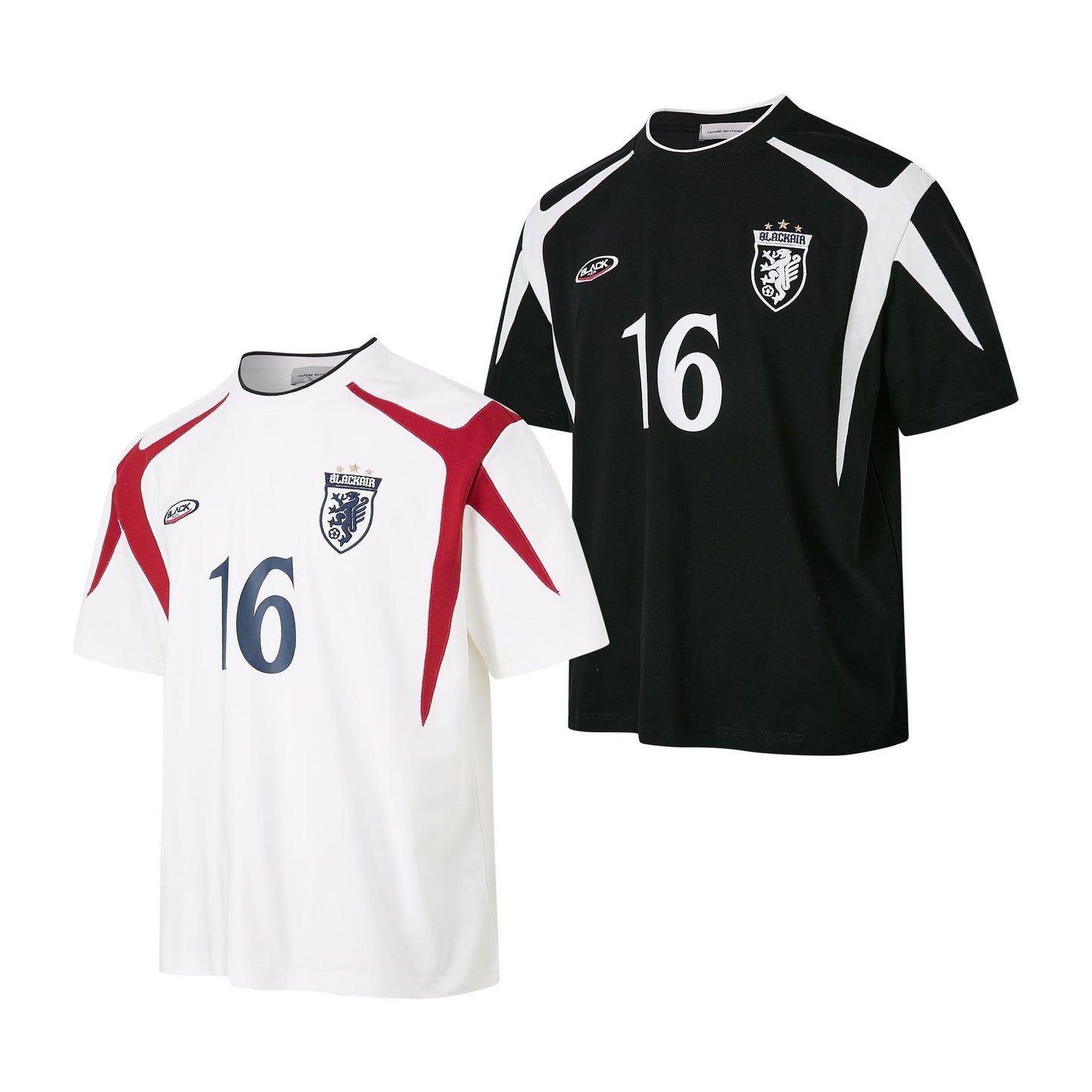 Patchwork Embroidered Badge Casual Fan Short Sleeve T-Shirt for Men by eprolo