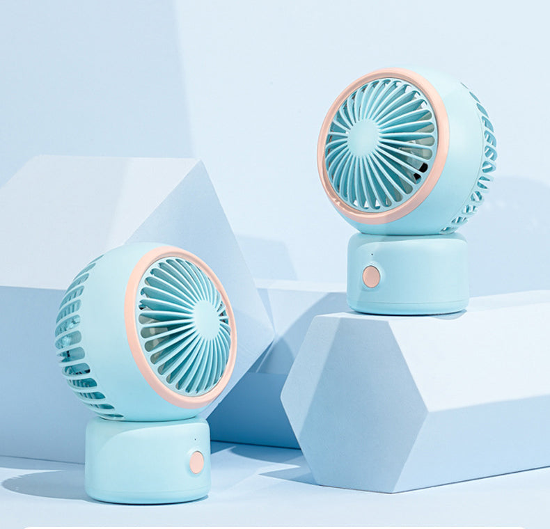 Desktop Fan USB Small Fan Household Silent Fan Desktop Floor Electric Fan Handheld Portable by eprolo