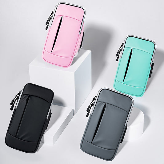 Running Phone Arm Bag Outdoor Phone Bag Men's and Women's Phone Arm Strap Sports Phone Arm Cover Wrist Bag Waterproof by eprolo