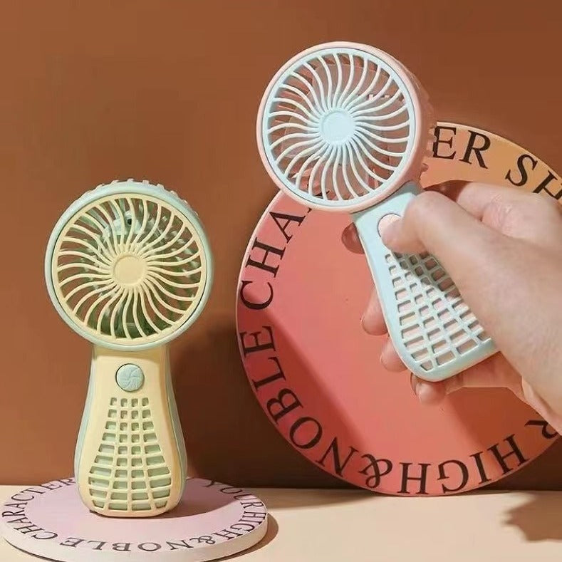 Handheld fan minimalist mini charging small fan portable outdoor student small electric fan by eprolo