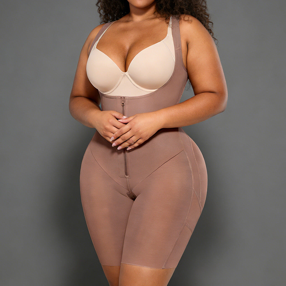 Waist Trainer Shaping Bodysuit with 2-Side Compression Straps, Tummy Control, Hip Lifting, Slimming Fit, Body Sculpting Underwear by eprolo