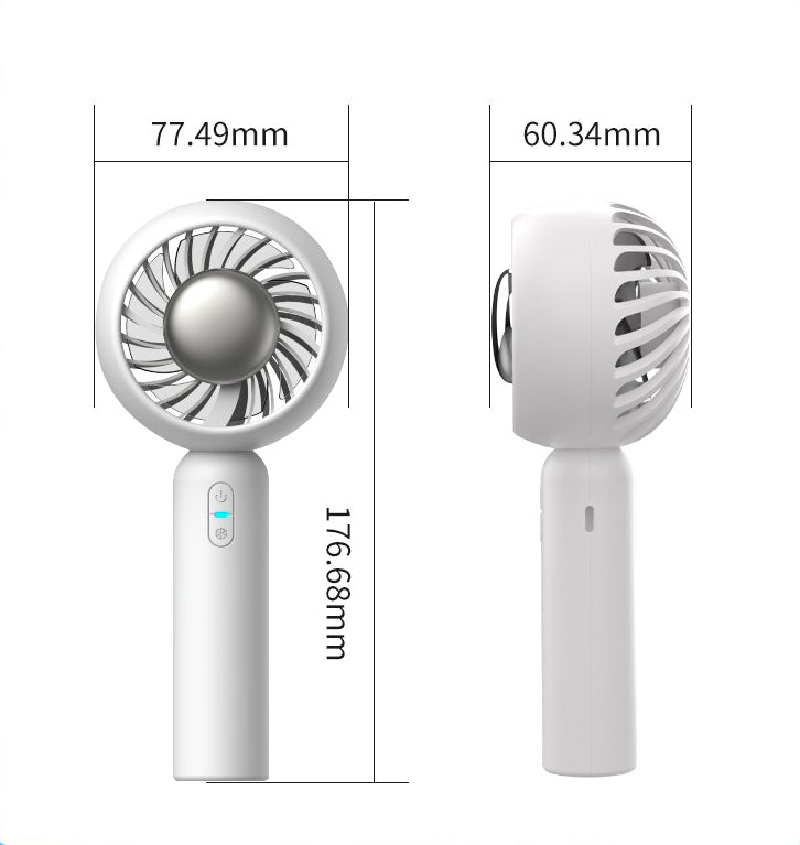 Ice Compression Handheld Fan Refrigeration USB Mini Fan Cross-border New Explosive Ice Hockey Fan by eprolo