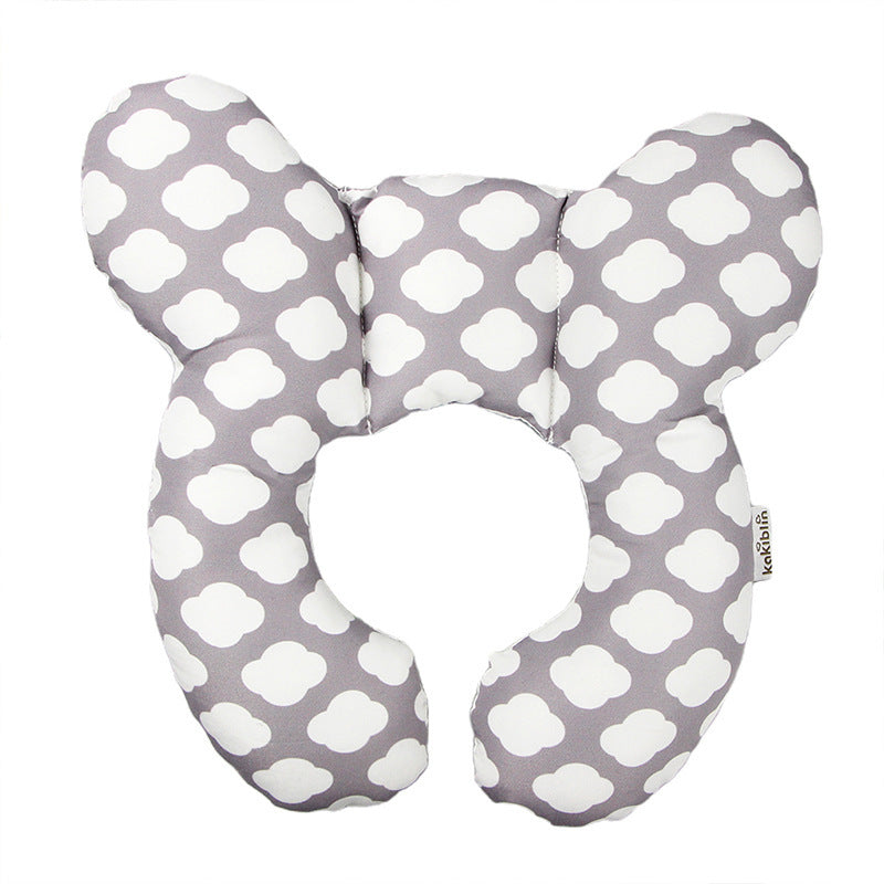 Baby head protection U-shaped pillow stroller fixed head pillow car seat sleeping protection head and neck pillow by eprolo