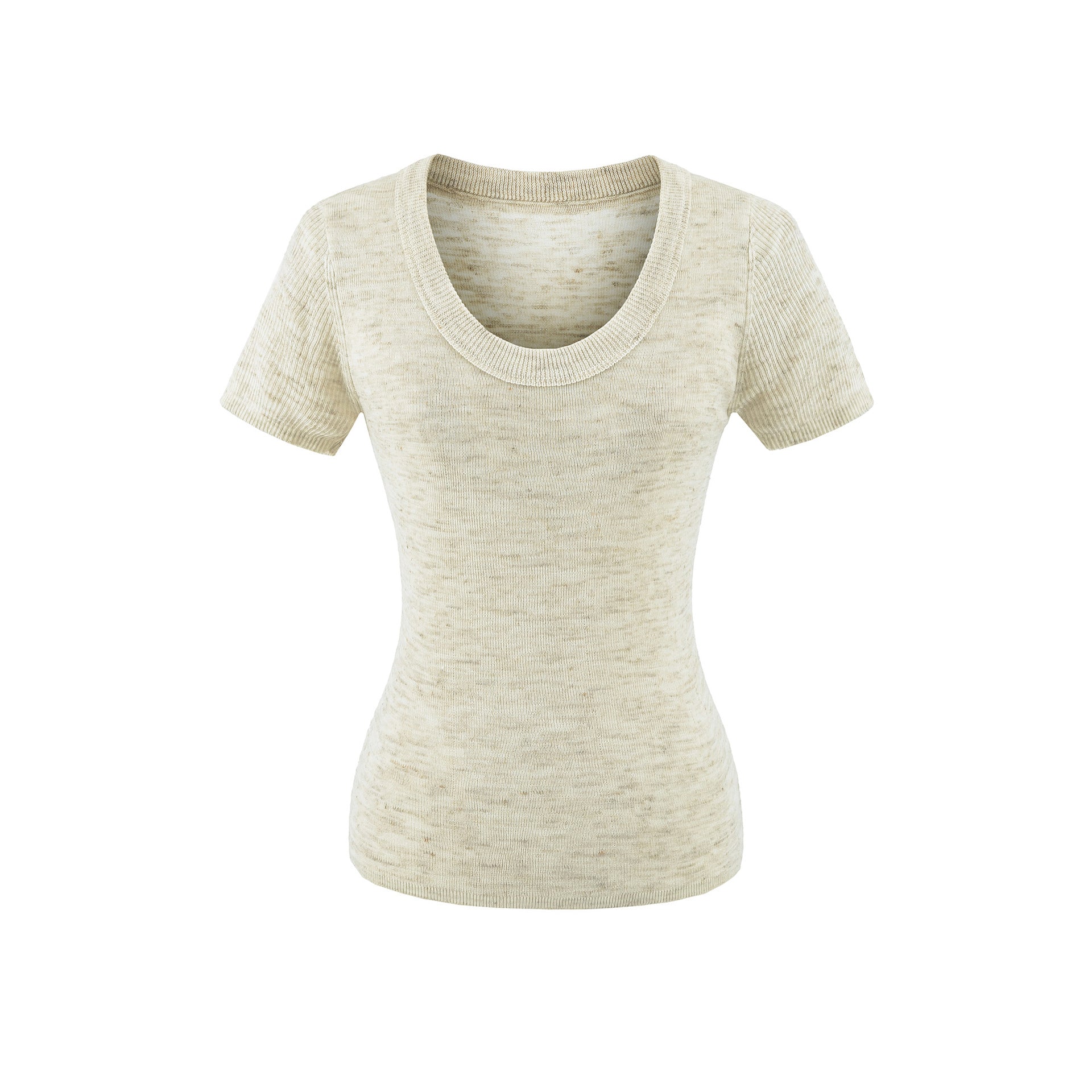 U-neck short sleeved top by eprolo