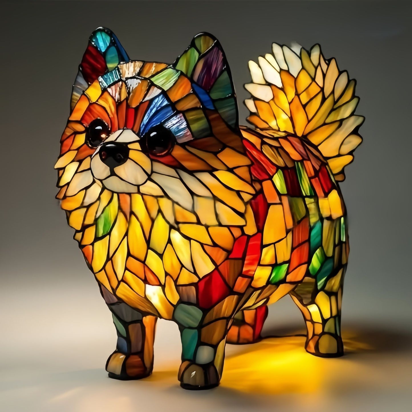 Dachshund Lamp - Bigfoot Lamp Resin Statue LED Decorative Light by eprolo