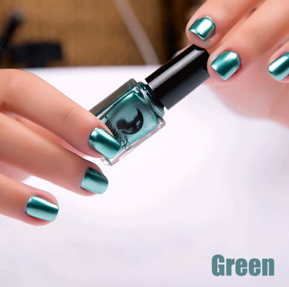 14 Color 6ML Women Fashion Sexy New Metallics Nail Polish Mirror Nail Polish Beauty Makeup Accessories by eprolo