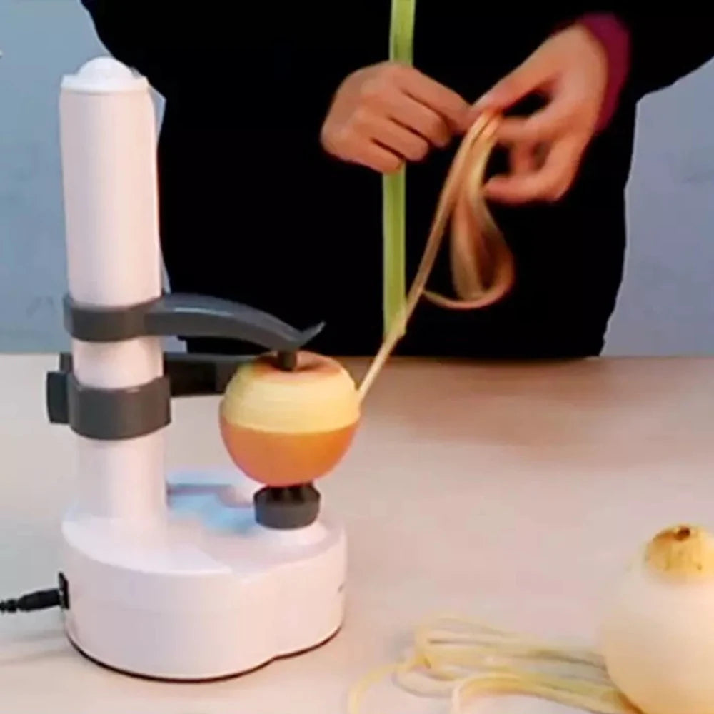 Multifunctional Automatic Peeler Electric Spiral Apple Peeler Slicer Fruit Potato Automatic Battery Powered Peeler Kitchen Tools by eprolo