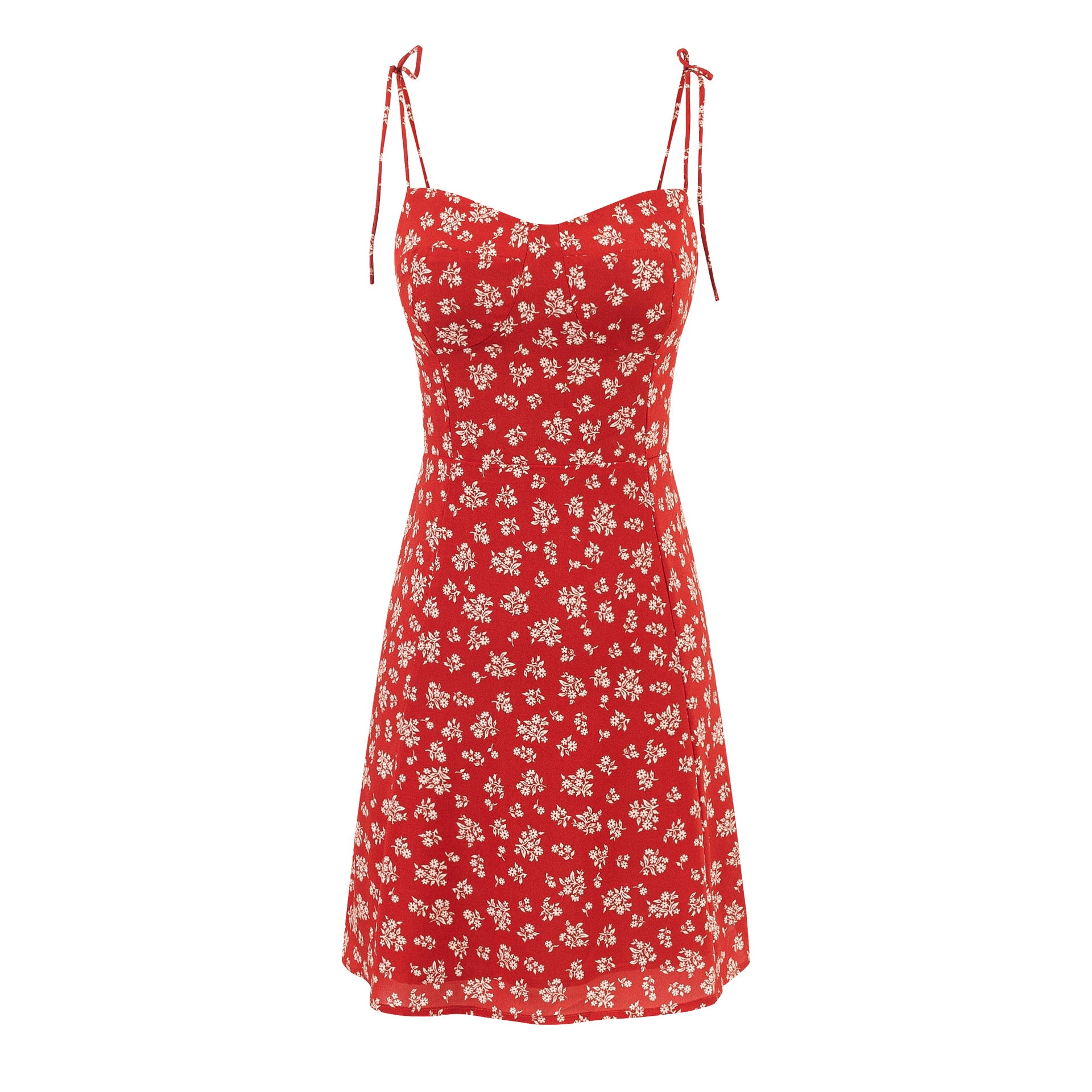 Strapless Dress Print Short Dress by eprolo