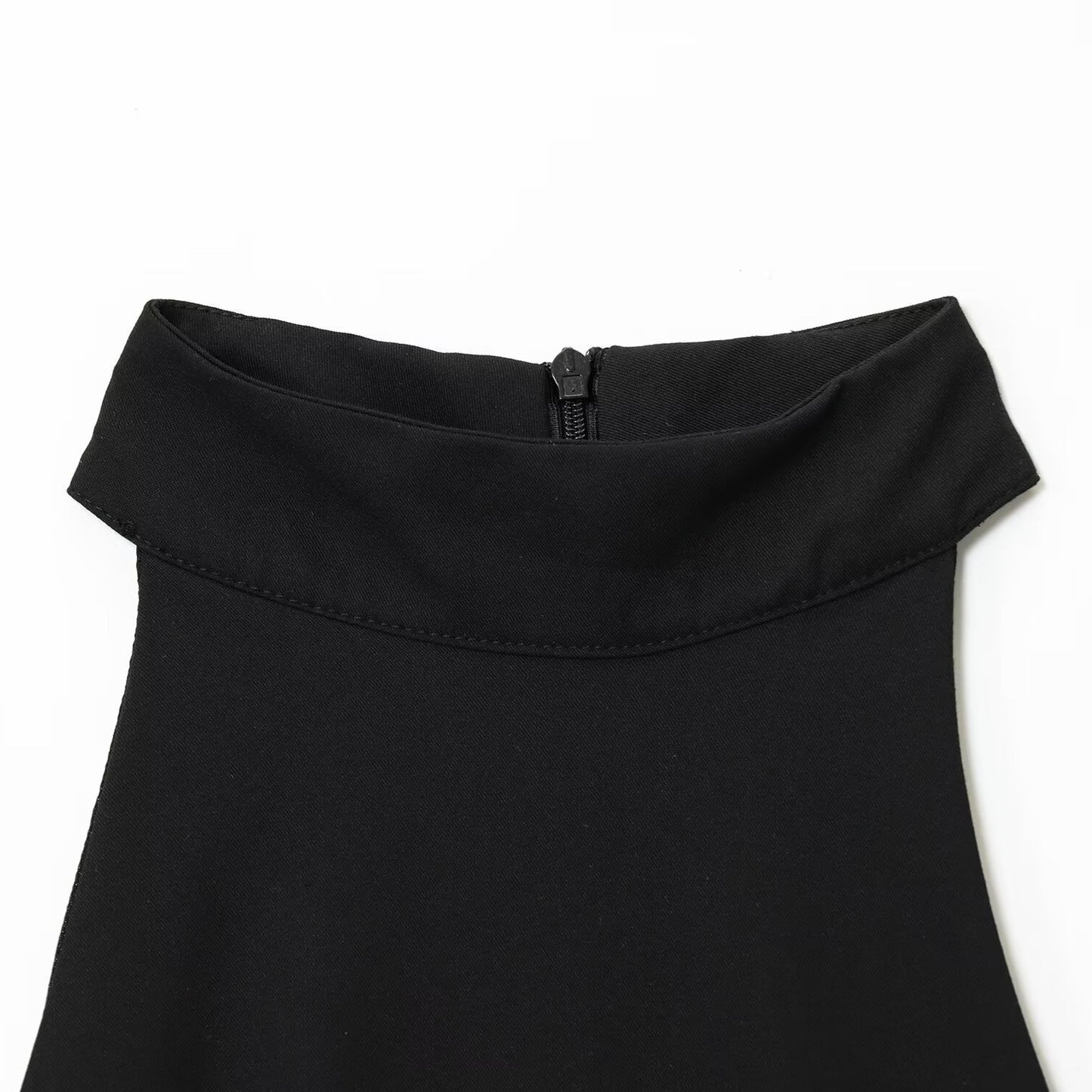 Pure Desire Wind Sleeveless Wrinkled Hanging Neck Collar Dress by eprolo