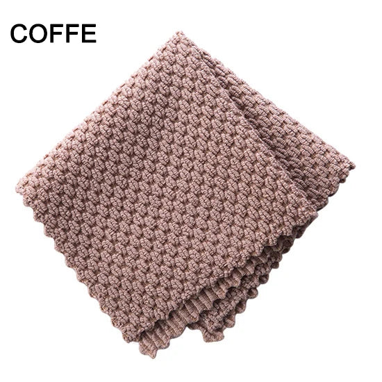 Home microfiber towels for kitchen Absorbent thicker cloth for cleaning Micro fiber wipe table kitchen towel Kitchen Anti-grease by eprolo
