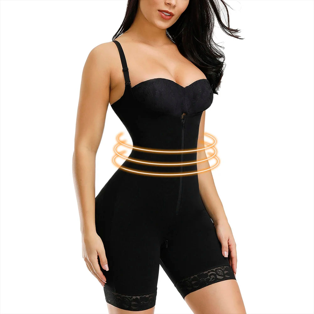 Straps Full Body Shaper Tummy Slimming Postpartum Stage 3 Girdle Push Up Butt Lifter Shapewear by DERILUJA LLC