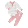 Hot Selling Drop Shipping Baby Romper Two Pieces Baby Set Wholesale New Born Baby Wear by DERILUJA LLC