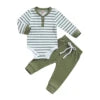 Hot Selling Drop Shipping Baby Romper Two Pieces Baby Set Wholesale New Born Baby Wear by DERILUJA LLC