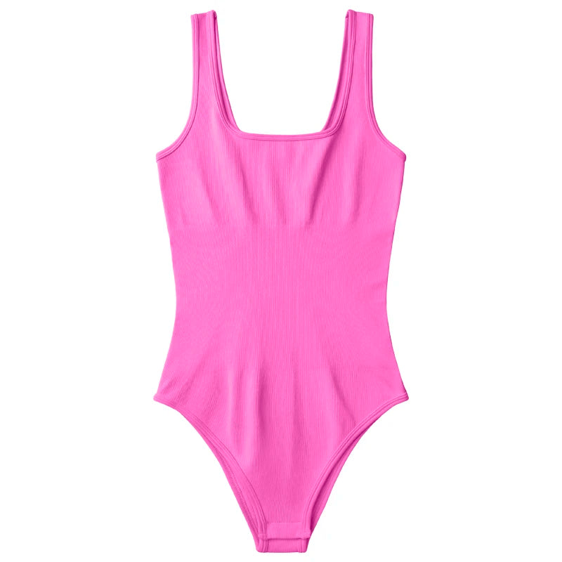 Hot Selling Sleeveless Workout Clothing Women Sport Jumpsuits Tight Bodysuits by DERILUJA LLC