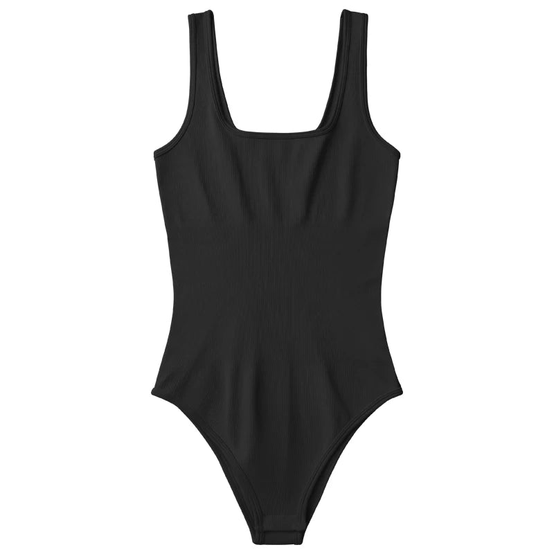 Hot Selling Sleeveless Workout Clothing Women Sport Jumpsuits Tight Bodysuits by DERILUJA LLC