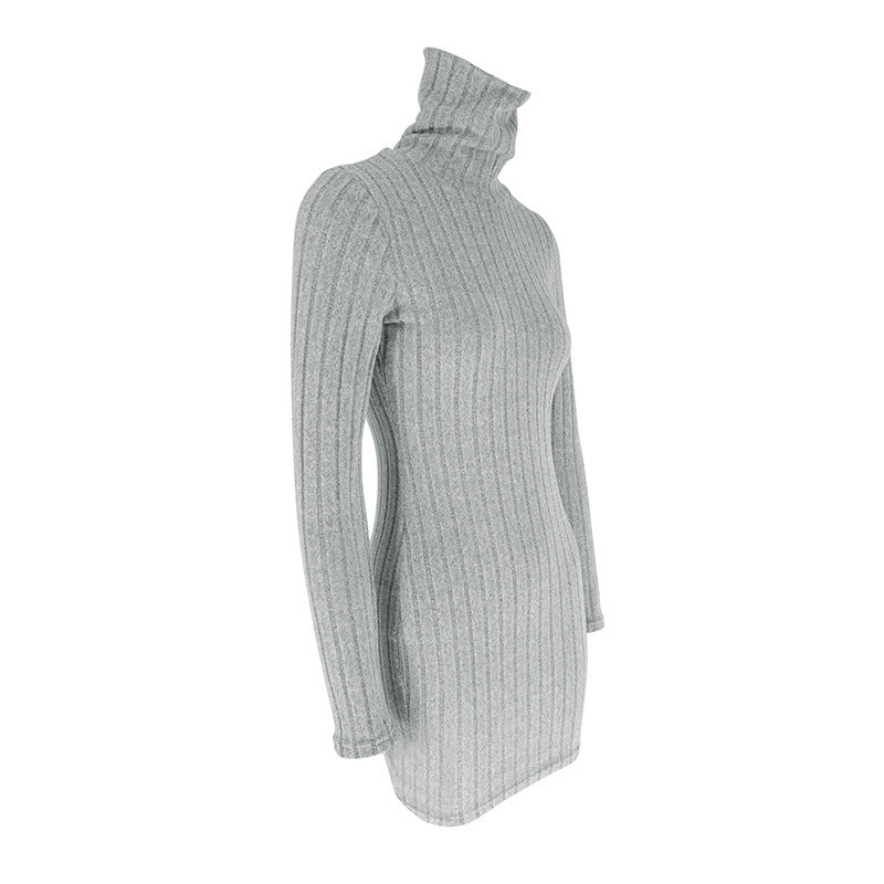 Women’s long-sleeve bodycon mini dress by DERILUJA LLC