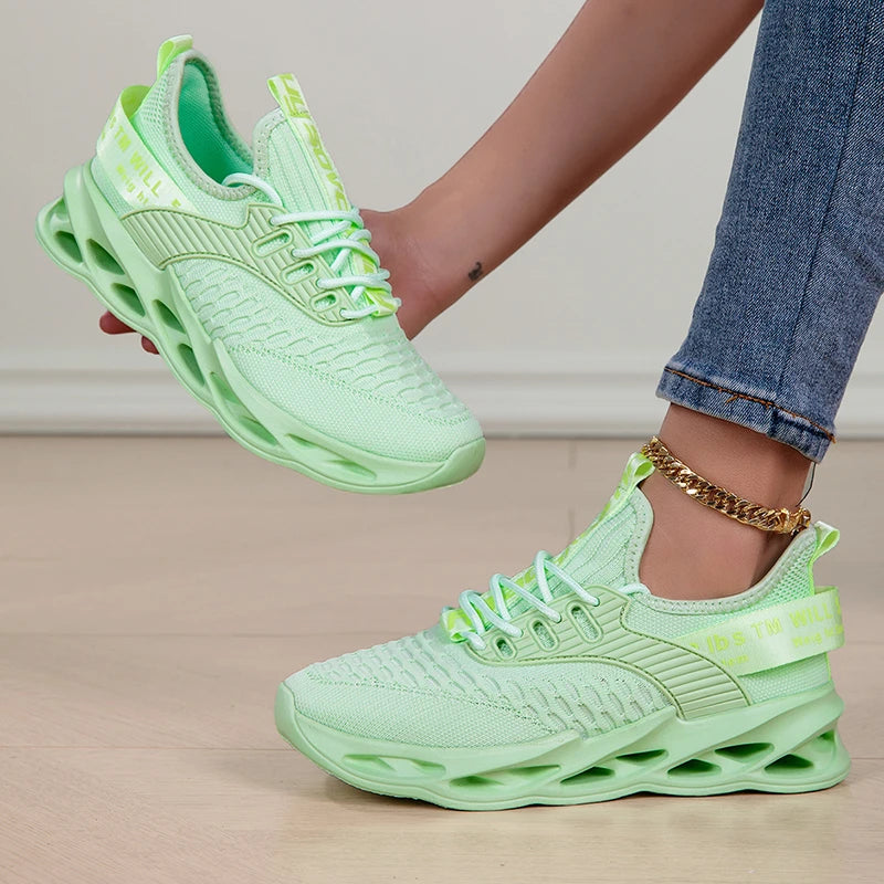 Women Sport Shoes Fashion Platform Sneakers Ladies Spring Winter Flats Running Shoes for Woman Plus Size 43 by Badon Shop LLC