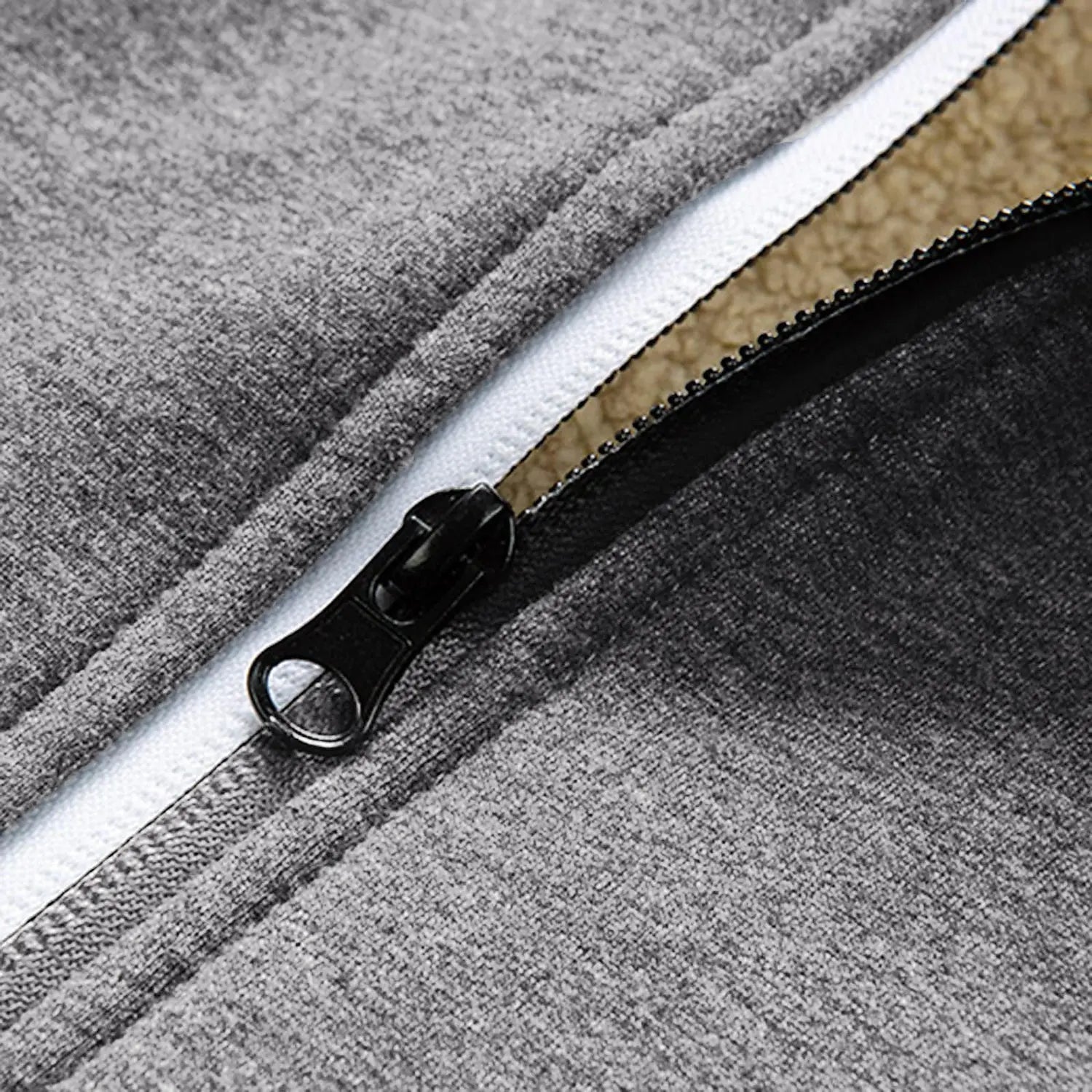 Men's Hoodie Full Zip Hoodie Fleece Jacket Plain Sports & Outdoor Daily Holiday Vintage Streetwear Casual Winter by Badon Shop LLC