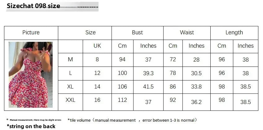 Elegant Floral Print A- Line Mini Dress with Bow Knot High Waist Slimming for Women Spring Season Fashion Casual Skirt