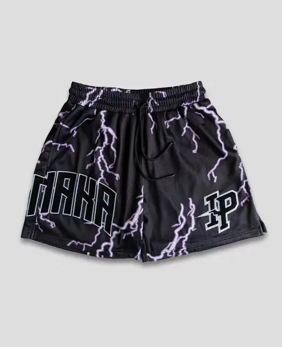 Mens Clothing IP Trend Casual Shorts Summer Fitness Sports Mesh Breathable Quick Dry Short Pants Man Beach Basketball Sweatpants by DERILUJA LLC