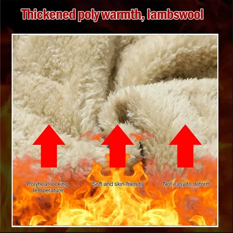 Sweatwear Winter Warm Lambswool Thicken Sweatpants Men Outdoors Casual Windproof Jogging Pants Brand High Quality Trousers Men by Badon Shop LLC
