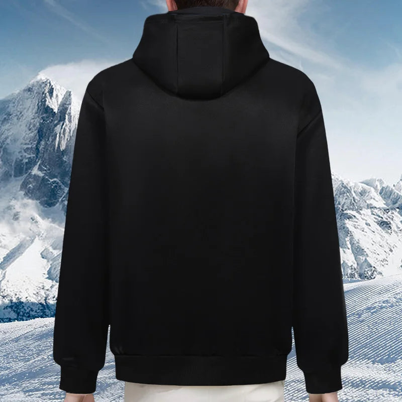 Men's Heavyweight Sherpa Fleece Lined Jackets Coats Windproof Zip Up Hoodie Winter Warm Hooded Sweatshirt Outerwear Outfits Tops by Badon Shop LLC
