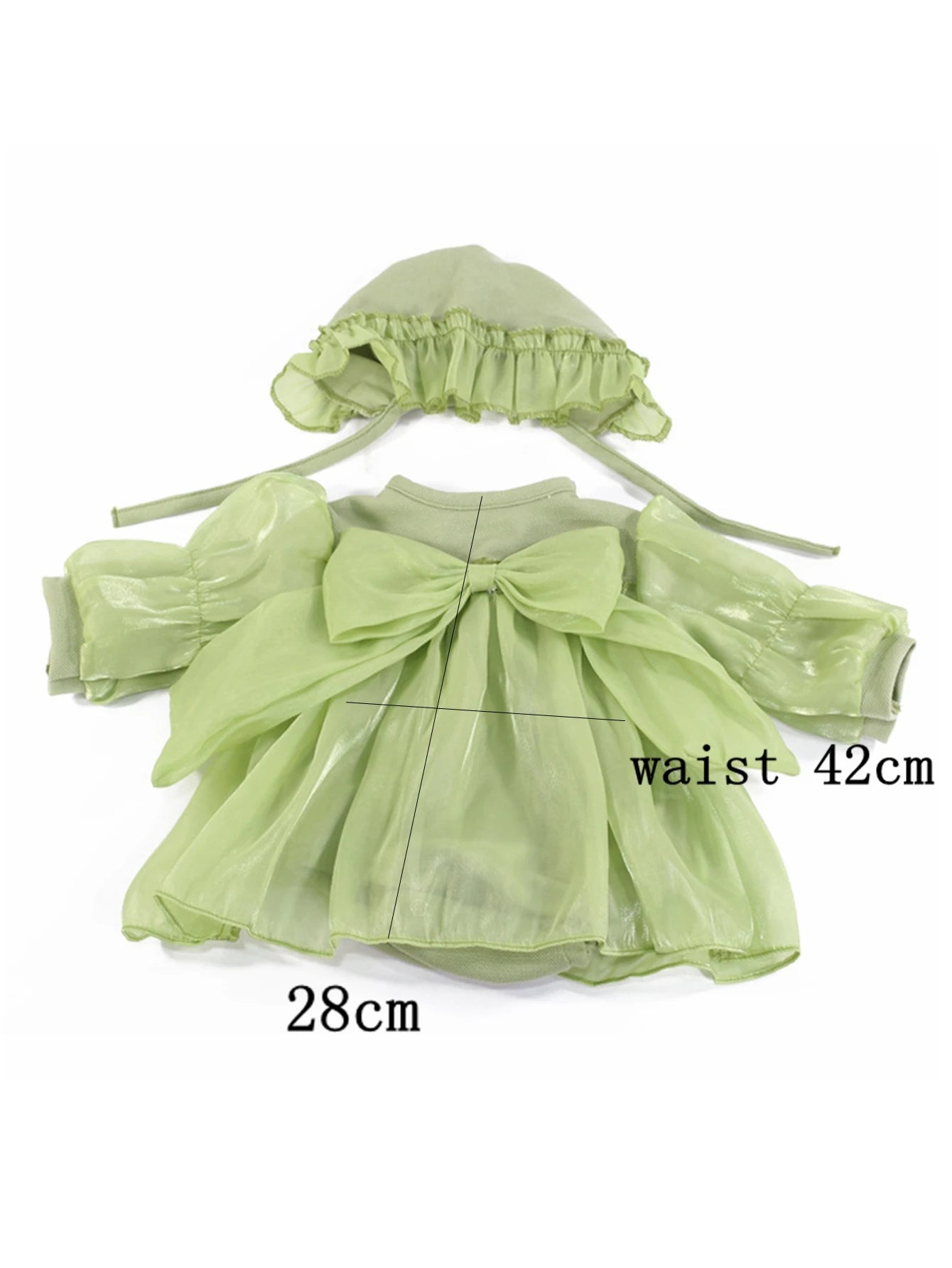 Doll Clothes Reborn Baby Dolls Clothes Dress For 55cm Reborn Doll DIY Handmade Princess Dress Dolls Accessories Kid Toy Gifts by DERILUJA LLC