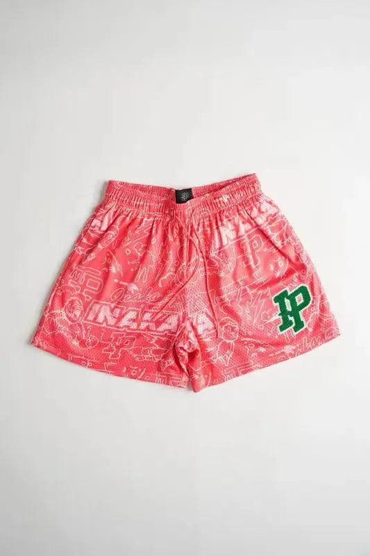 Mens Clothing IP Trend Casual Shorts Summer Fitness Sports Mesh Breathable Quick Dry Short Pants Man Beach Basketball Sweatpants by DERILUJA LLC