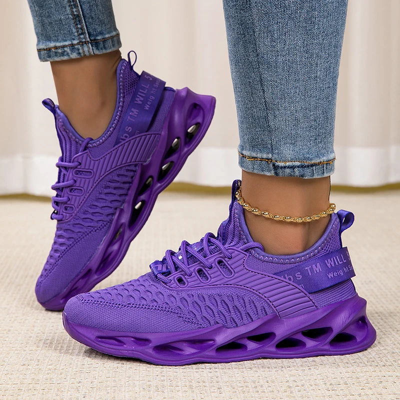 Women Sport Shoes Fashion Platform Sneakers Ladies Spring Winter Flats Running Shoes for Woman Plus Size 43 by Badon Shop LLC